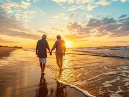 Late-Life Intimacy: Redefining Connection When Passion Is No Longer the Measure 3 Older couple walking together, reflecting steady connection and late-life intimacy